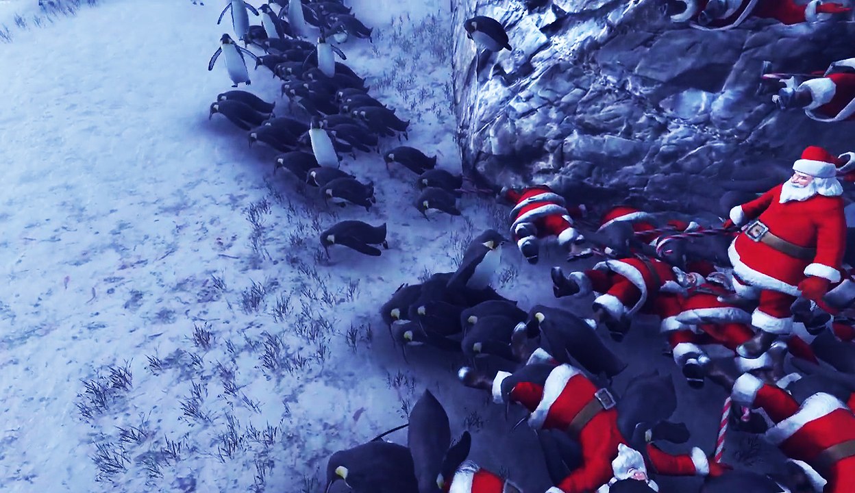 11 000 Pingouins VS 4000 Père-Noël