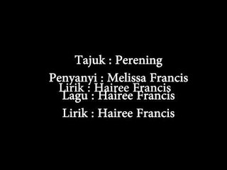 Melissa Francis - Perening ( SNEAK PEEK )