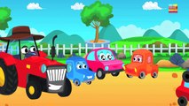 Little Red Car Rhymes - Little Red Car In The Scary Wood | Scary Nursery Rhymes | Childrens Songs