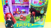 MERIDA Brave CASTLE & Forest Playset Disney Princess Toy Review Angus Doll AllToyCollector