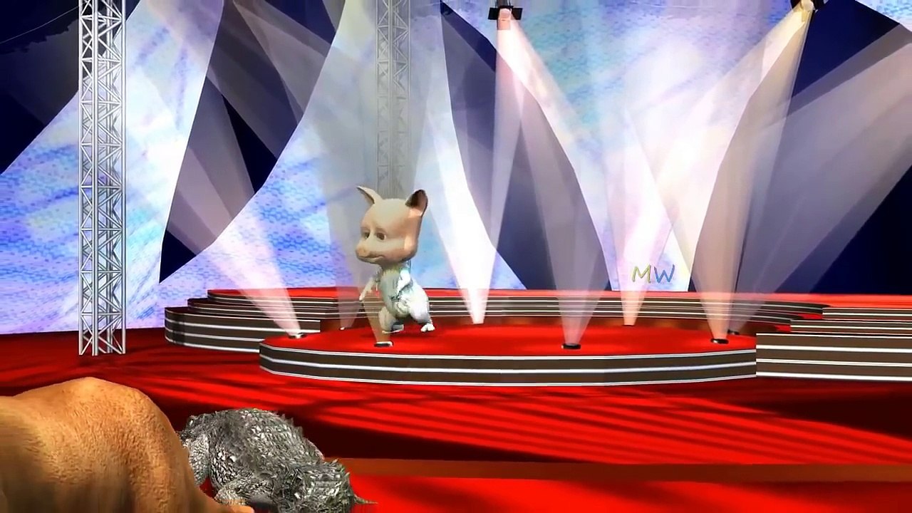 Tiger Vs Dinosaurs Fighting Lion Elephant Bear Cheetah Gorilla Dinosaur Nursery Rhymes for Children