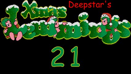 Let's Play Deepstar's X-Mas Lemmings - 21/24 - Wege durch die Eissäulen