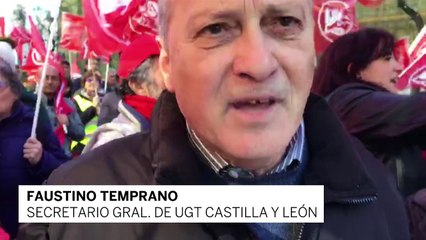 Manifestación de los sindicatos