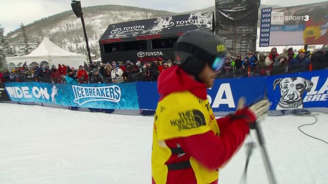 SKI Freestyle - Halfpipe - Copper Mountain - Kevin Rolland au top