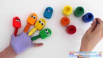 Body Painting Learning Colors Video for Children Finger Family Nursery Rhymes * RainbowLearning