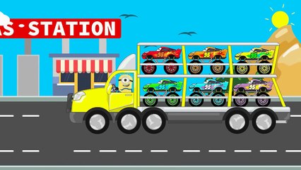 Cartoon Cars Race For Kids Surprise Eggs Fun with Lightning McQueen Videos for Children