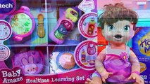 BABY ALIVE Lucy Dolls New VTech Baby Amaze Mealtime Learning Toy Baby Food & Bottle DisneyCarToys