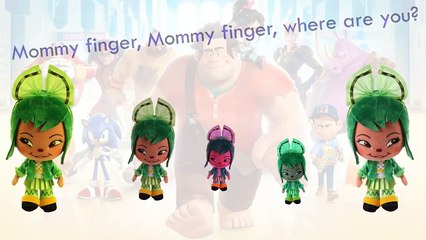 HD Wreck It Ralph  Finger Family Song Daddy Finger Nursery Rhymes