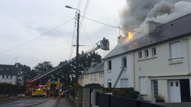 Feu de pavillon rue Paul Gauguin
