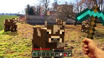 Minecraft Real Life - Hunting Cows and Cooking Steak