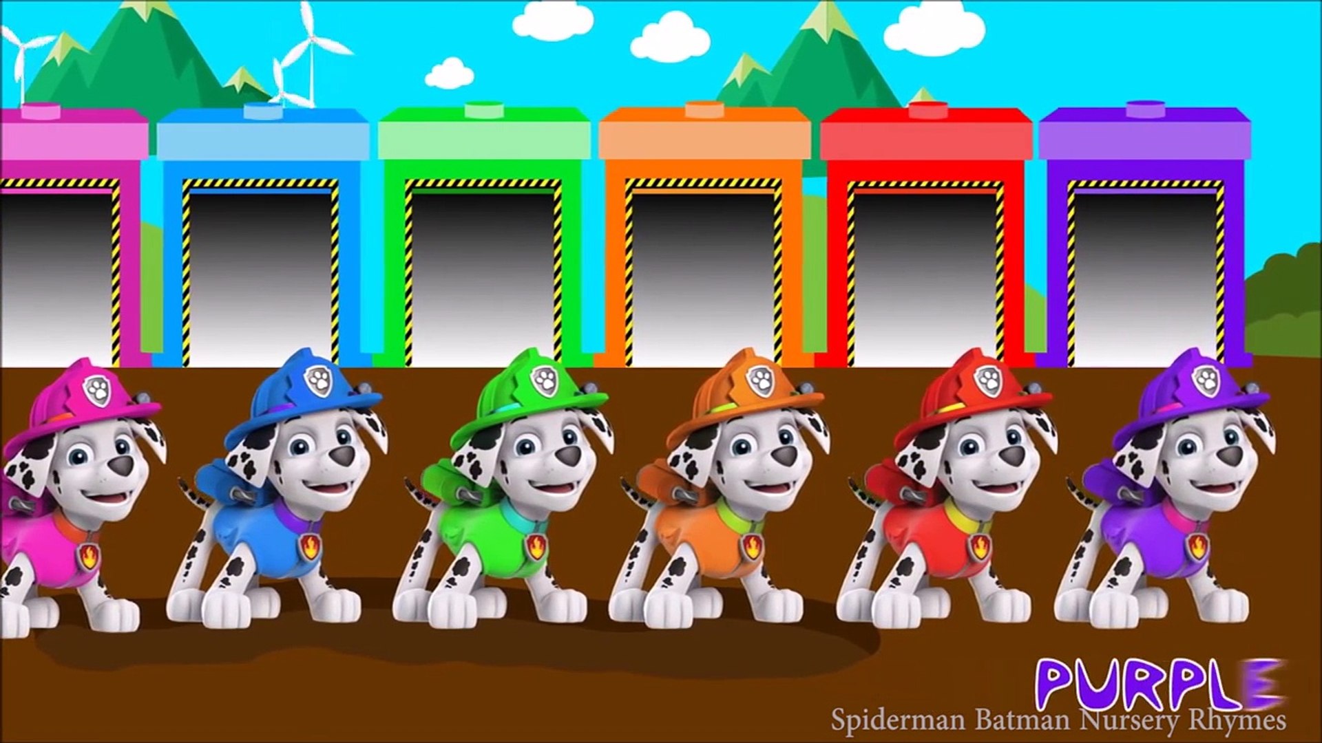 learn colours with paw patrol