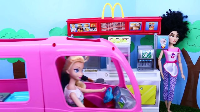 Frozen Dolls Barbie RV Camper Road Trip Disney Princess Elsa, Barbie & Frozen Kids DisneyCarToys