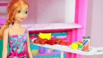 FROZEN LET IT GO Elsa song in the SHOWER Barbie Bathroom Glam Disney Princess Anna AllToyCollector
