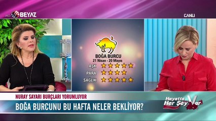 BOĞA - Nuray Sayarı'dan haftalık burç yorumu - 19 Aralık 2016