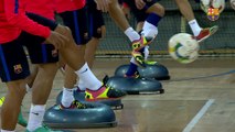Andreu Plaza y Diego Quintela analizan el partido de liga contra el Santiago Futsal