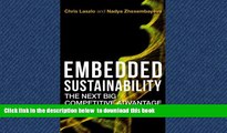 PDF [FREE] DOWNLOAD  Embedded Sustainability: The Next Big Competitive Advantage TRIAL EBOOK