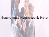 Economics Homework Help - My Homework Help Online