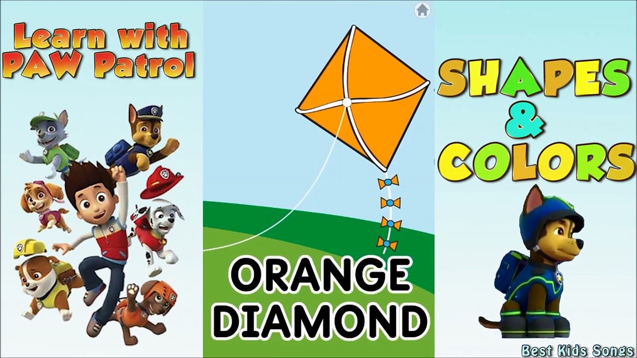 Paw Patrol - Shapes & Colors Song for Kids - Learn with Paw Patrol & Fisher Price - Android