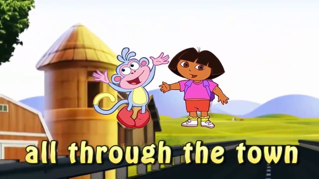 Dora The Explorer Wheels on the Bus Song For Kids Dora The Explorer Cartoon Animation Song