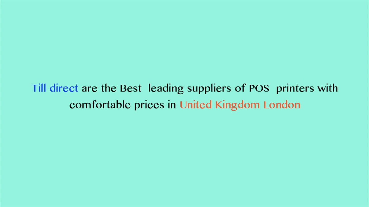 Buy Best POS System Receipt Printers for Restaurant Use - Tilldirect.com