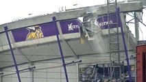 WATCH as Mall Of America Field is being Demolished