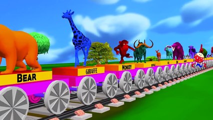 Learn Colors For Children With Colors Animals 1 To 10 | 123 Numbers Nursery Rhymes For Toddlers
