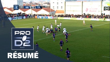 PRO D2 - Résumé Angoulême-Colomiers: 26-25 - J15 - Saison 2016/2017
