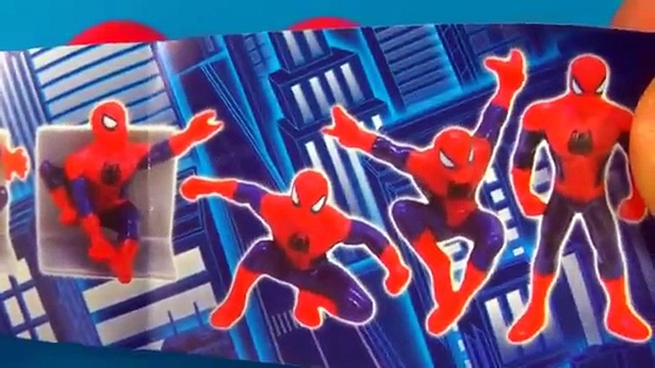 MARVEL SpiderMan surprise eggs Unboxing 3 SPIDERMAN eggs surprise SPIDER MAN 킨더 서프라이즈