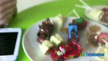 Chocolate Covered Food Strawberries Family Fun Activities for Kids Disney Cars Toys Ryan ToysReview
