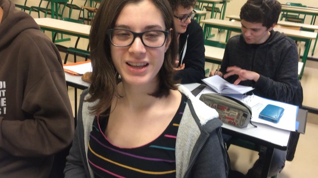 Emeline, Élèves en classe prépa, au lycée Joubert Maillard