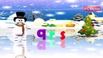 Snowman ABC Song | Snowman Teaching Alphabets for Kids.