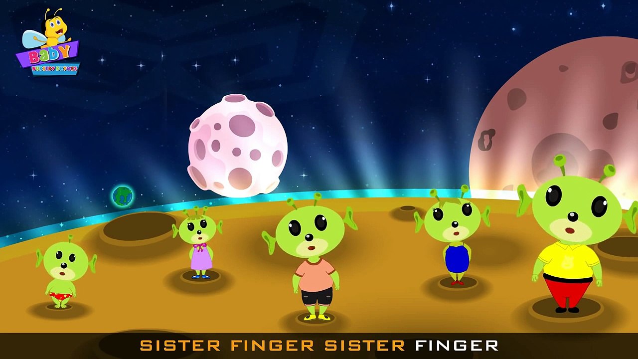 Finger Family Alien Family Nursery Rhyme | Alien Finger Family Songs