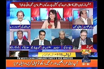 Clash between Hassan Nisar and Hafeez ullah Niazi