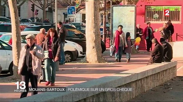 Alpes-Maritimes : polémique sur un gros chèque à Mouans-Sartoux