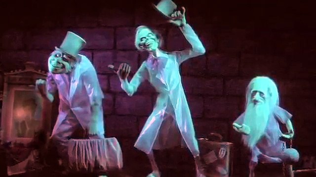 Hitchhiking Ghosts Come to Life in the Haunted Mansion Walt Disney World