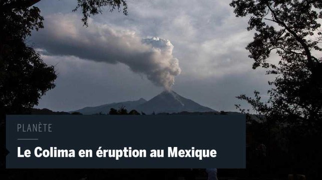 Le Colima entre en éruption au Mexique