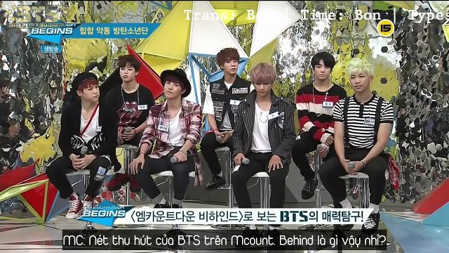 [Vietsub] BTS (방탄소년단) - M!Countdown Begins Part 2/6