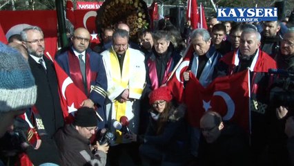 ERCİYES ÜNİVERSİTESİ TERÖRÜ TELİN YÜRÜYÜŞÜ GERÇEKLEŞTİRDİ