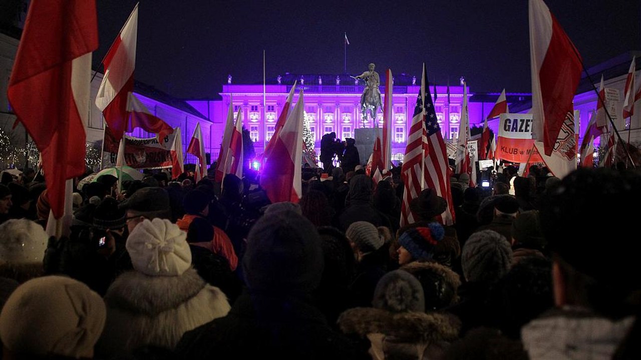 Neue Proteste von Regierungsgegnern in Polen
