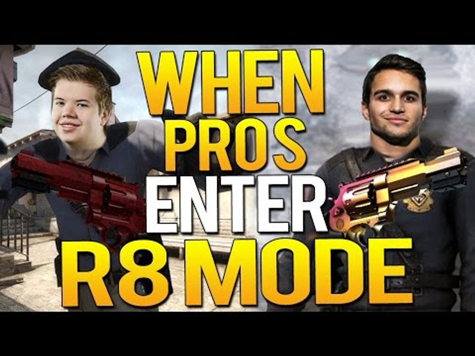 WHEN PRO PLAYERS ENTER R8 MODE![EPIC SHOTS!] #CSGO