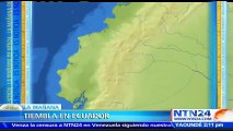 Sismos de 5.8 de magnitud sacuden la costa de Ecuador