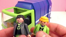 Playmobil Müllabfuhr Demo Neuer Recycling Truck - Wir holen den Müll ab! Film Deutsch | Story