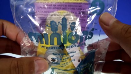 new TALKING MINIONS McDonalds Happy Meal Toys Set of 12 Video Review for Kids