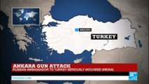 Turkey: Russian ambassador seriously wounded in gun attack