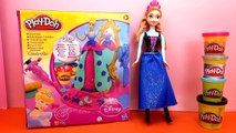 Anna von Arendelle aus dem Disney Film Frozen bekommt ein Play Doh Kleid | deutsch
