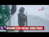 Mehmetçik Dondurucu soğukta bu şartlarda nöbet tutuyor