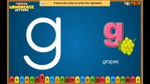Write Lowercase Letters - Learning to identify and write English alphabets from A to Z in lowercase