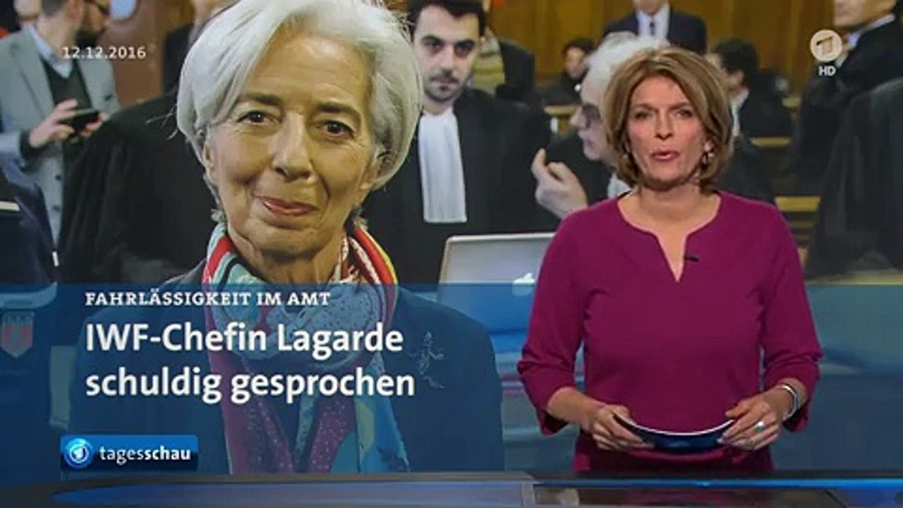 Tagesschau | 19. 12. 2016 17:00 Uhr (mit Susanne Holst) [GANZE FOLGE] | Das Erste