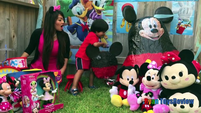 Disney Junior Videos WORLD BIGGEST GIANT EGG SURPRISE OPENING Mickey Mouse Clubhouse Minnie toys