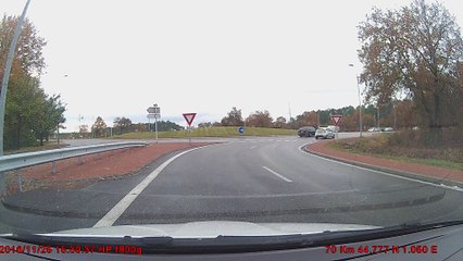 rond point mal pris et sans clignotant